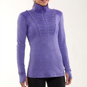 [8]Lululemon Run: Your Heart Out Pullover Ruffles Purple
